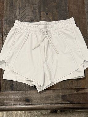 Mondetta Performance Gray Rewind Running Athletic Shorts Built In Bike Shorts